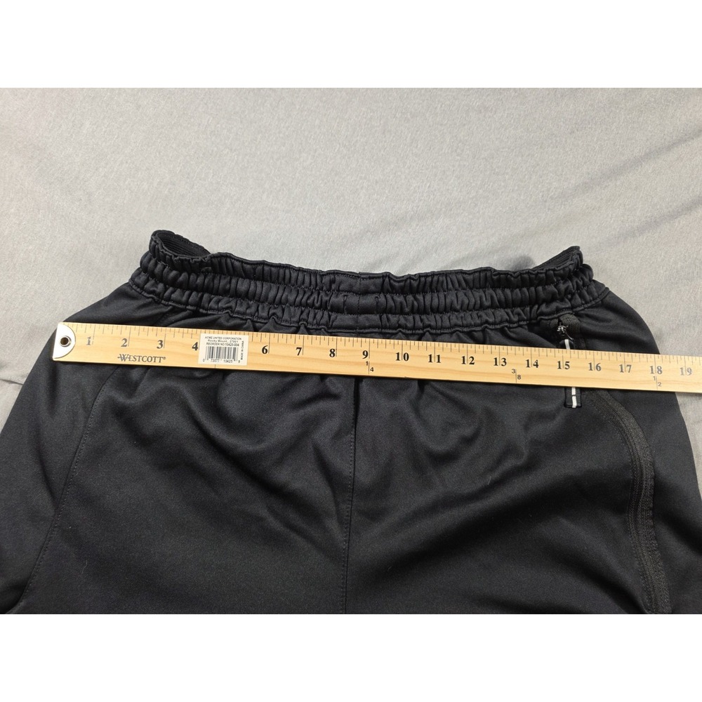 Nike Therma HBR Fleece Pants Men's Medium Black Swoosh Logo Pockets‎ Drawstring - Picture 4 of 9